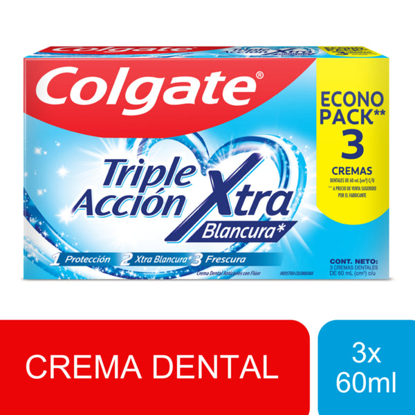 CREMA COLGATE 3U 60M EXTRA/BLANCURA